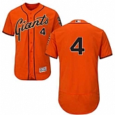 San Francisco Giants #4 Mel Ott Orange Flexbase Stitched Jersey DingZhi,baseball caps,new era cap wholesale,wholesale hats