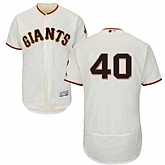 San Francisco Giants #40 Madison Bumgarner Cream Flexbase Stitched Jersey DingZhi,baseball caps,new era cap wholesale,wholesale hats