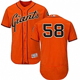 San Francisco Giants #58 Gordon Beckham Orange Flexbase Stitched Jersey DingZhi,baseball caps,new era cap wholesale,wholesale hats