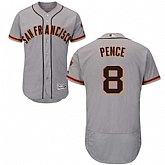 San Francisco Giants #8 Hunter Pence Gray Flexbase Stitched Jersey DingZhi,baseball caps,new era cap wholesale,wholesale hats