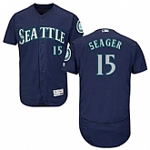 Seattle Mariners #15 Kyle Seager Navy Flexbase Stitched Jersey DingZhi,baseball caps,new era cap wholesale,wholesale hats