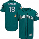 Seattle Mariners #18 Hisashi Iwakuma Green Flexbase Stitched Jersey DingZhi,baseball caps,new era cap wholesale,wholesale hats