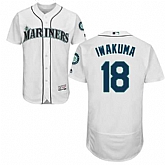 Seattle Mariners #18 Hisashi Iwakuma White Flexbase Stitched Jersey DingZhi,baseball caps,new era cap wholesale,wholesale hats
