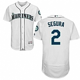 Seattle Mariners #2 Jean Segura White Flexbase Stitched Jersey DingZhi,baseball caps,new era cap wholesale,wholesale hats