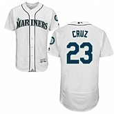 Seattle Mariners #23 Nelson Cruz White Flexbase Stitched Jersey DingZhi,baseball caps,new era cap wholesale,wholesale hats