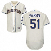 Seattle Mariners #51 Randy Johnson Cream Flexbase Stitched Jersey DingZhi,baseball caps,new era cap wholesale,wholesale hats