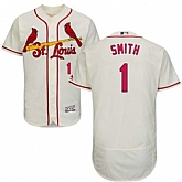 St. Louis Cardinals #1 Ozzie Smith Cream Flexbase Stitched Jersey DingZhi,baseball caps,new era cap wholesale,wholesale hats