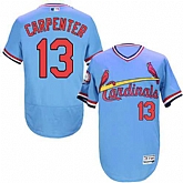 St. Louis Cardinals #13 Matt Carpenter Light Blue Cooperstown Collection Flexbase Stitched Jersey DingZhi,baseball caps,new era cap wholesale,wholesale hats