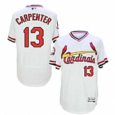 St. Louis Cardinals #13 Matt Carpenter White 1985 Throwback Flexbase Stitched Jersey DingZhi,baseball caps,new era cap wholesale,wholesale hats