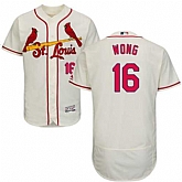 St. Louis Cardinals #16 Kolten Wong Cream Flexbase Stitched Jersey DingZhi,baseball caps,new era cap wholesale,wholesale hats
