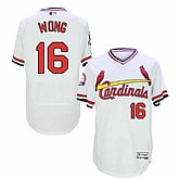 St. Louis Cardinals #16 Kolten Wong White 1985 Throwback Flexbase Stitched Jersey DingZhi,baseball caps,new era cap wholesale,wholesale hats