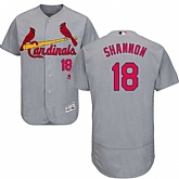 St. Louis Cardinals #18 Mike Shannon Gray Flexbase Stitched Jersey DingZhi,baseball caps,new era cap wholesale,wholesale hats