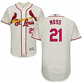 St. Louis Cardinals #21 Brandon Moss Cream Flexbase Stitched Jersey DingZhi,baseball caps,new era cap wholesale,wholesale hats