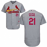 St. Louis Cardinals #21 Brett Cecil Gray Flexbase Stitched Jersey DingZhi,baseball caps,new era cap wholesale,wholesale hats