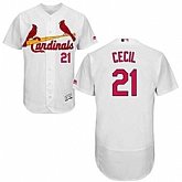St. Louis Cardinals #21 Brett Cecil White Flexbase Stitched Jersey DingZhi,baseball caps,new era cap wholesale,wholesale hats