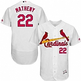 St. Louis Cardinals #22 Mike Matheny White Flexbase Stitched Jersey DingZhi,baseball caps,new era cap wholesale,wholesale hats