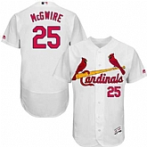 St. Louis Cardinals #25 Mark McGwire White Flexbase Stitched Jersey DingZhi,baseball caps,new era cap wholesale,wholesale hats