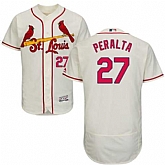 St. Louis Cardinals #27 Jhonny Peralta Cream Flexbase Stitched Jersey DingZhi,baseball caps,new era cap wholesale,wholesale hats