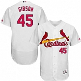 St. Louis Cardinals #45 Bob Gibson White Flexbase Stitched Jersey DingZhi,baseball caps,new era cap wholesale,wholesale hats
