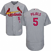 St. Louis Cardinals #5 Albert Pujols Gray Flexbase Stitched Jersey DingZhi,baseball caps,new era cap wholesale,wholesale hats