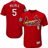 St. Louis Cardinals #5 Albert Pujols Red 2017 Spring Training Flexbase Stitched Jersey DingZhi,baseball caps,new era cap wholesale,wholesale hats