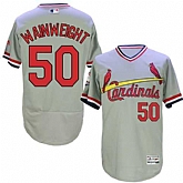 St. Louis Cardinals #50 Adam Wainwright Gray 1978 Turn Back The Clock Flexbase Stitched Jersey DingZhi,baseball caps,new era cap wholesale,wholesale hats