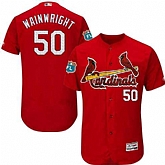 St. Louis Cardinals #50 Adam Wainwright Red 2017 Spring Training Flexbase Stitched Jersey DingZhi,baseball caps,new era cap wholesale,wholesale hats