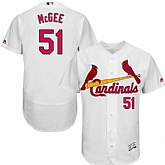 St. Louis Cardinals #51 Willie McGee White Flexbase Stitched Jersey DingZhi,baseball caps,new era cap wholesale,wholesale hats