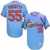 St. Louis Cardinals #55 Stephen Piscotty Light Blue Cooperstown Collection Flexbase Stitched Jersey DingZhi,baseball caps,new era cap wholesale,wholesale hats