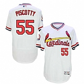 St. Louis Cardinals #55 Stephen Piscotty White 1985 Throwback Flexbase Stitched Jersey DingZhi,baseball caps,new era cap wholesale,wholesale hats