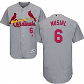 St. Louis Cardinals #6 Stan Musial Gray Flexbase Stitched Jersey DingZhi,baseball caps,new era cap wholesale,wholesale hats