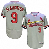 St. Louis Cardinals #9 Enos Slaughter Gray 1978 Turn Back The Clock Flexbase Stitched Jersey DingZhi,baseball caps,new era cap wholesale,wholesale hats