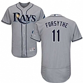 Tampa Bay Rays #11 Logan Forsythe Gray Flexbase Stitched Jersey DingZhi,baseball caps,new era cap wholesale,wholesale hats