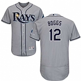 Tampa Bay Rays #12 Wade Boggs Gray Flexbase Stitched Jersey DingZhi,baseball caps,new era cap wholesale,wholesale hats