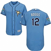 Tampa Bay Rays #12 Wade Boggs Light Blue Flexbase Stitched Jersey DingZhi,baseball caps,new era cap wholesale,wholesale hats