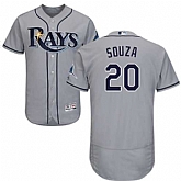 Tampa Bay Rays #20 Steven Souza Jr. Gray Flexbase Stitched Jersey DingZhi,baseball caps,new era cap wholesale,wholesale hats