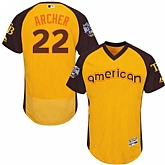 Tampa Bay Rays #22 Chris Archer Yellow 2016 MLB All Star Game Flexbase Batting Practice Player Stitched Jersey DingZhi,baseball caps,new era cap wholesale,wholesale hats