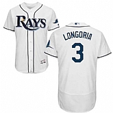 Tampa Bay Rays #3 Evan Longoria White Flexbase Stitched Jersey DingZhi,baseball caps,new era cap wholesale,wholesale hats