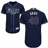 Tampa Bay Rays #40 Wade Davis Navy Flexbase Stitched Jersey DingZhi,baseball caps,new era cap wholesale,wholesale hats