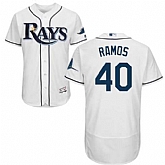 Tampa Bay Rays #40 Wilson Ramos White Flexbase Stitched Jersey DingZhi,baseball caps,new era cap wholesale,wholesale hats