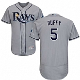 Tampa Bay Rays #5 Matt Duffy Gray Flexbase Stitched Jersey DingZhi,baseball caps,new era cap wholesale,wholesale hats