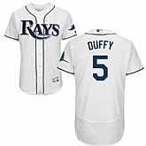 Tampa Bay Rays #5 Matt Duffy White Flexbase Stitched Jersey DingZhi,baseball caps,new era cap wholesale,wholesale hats