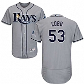 Tampa Bay Rays #53 Alex Cobb Gray Flexbase Stitched Jersey DingZhi,baseball caps,new era cap wholesale,wholesale hats