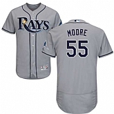 Tampa Bay Rays #55 Matt Moore Light Gray Flexbase Stitched Jersey DingZhi,baseball caps,new era cap wholesale,wholesale hats