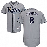 Tampa Bay Rays #8 Desmond Jennings Gray Flexbase Stitched Jersey DingZhi,baseball caps,new era cap wholesale,wholesale hats