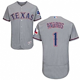Texas Rangers #1 Elvis Andrus Gray Flexbase Stitched Jersey DingZhi,baseball caps,new era cap wholesale,wholesale hats