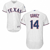 Texas Rangers #14 Carlos Gomez White Flexbase Stitched Jersey DingZhi,baseball caps,new era cap wholesale,wholesale hats