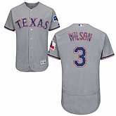 Texas Rangers #3 C.J. Wilson Gray Flexbase Stitched Jersey DingZhi,baseball caps,new era cap wholesale,wholesale hats