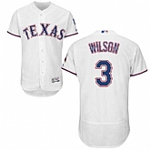 Texas Rangers #3 C.J. Wilson White Flexbase Stitched Jersey DingZhi,baseball caps,new era cap wholesale,wholesale hats