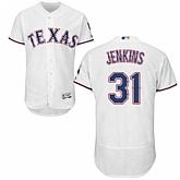 Texas Rangers #31 Eric Jenkins White Flexbase Stitched Jersey DingZhi,baseball caps,new era cap wholesale,wholesale hats